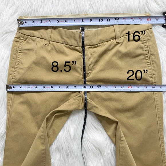 SOLD-J. Crew Chino Cropped Straight Leg Military Pants - Picture 8 of 9